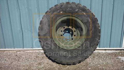 365/85R20 Michelin XZL Spare Tire on Combat Wheel 85% Tread
